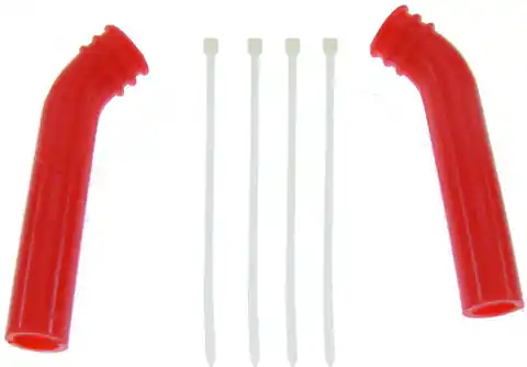 ⁨Silicone cap for silencer (deflector) 10mm (red) -1 pc⁩ at Wasserman.eu