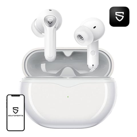 ⁨Słuchawki TWS Soundpeats Air 4 pro (białe)⁩ w sklepie Wasserman.eu