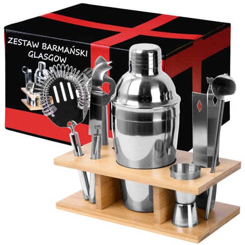 ⁨Zestaw barmański Glasgow 9 elementów⁩ w sklepie Wasserman.eu