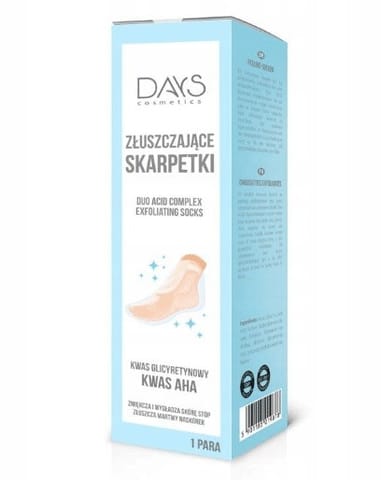 ⁨DAYS Cosmetics skarpetki złuszczające do stóp 1 para⁩ w sklepie Wasserman.eu