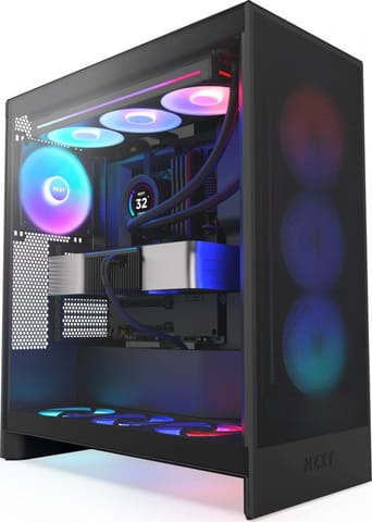 ⁨NZXT PC CASE H7 FLOW RGB MIDI TOWER WINDOW BLACK⁩ at Wasserman.eu