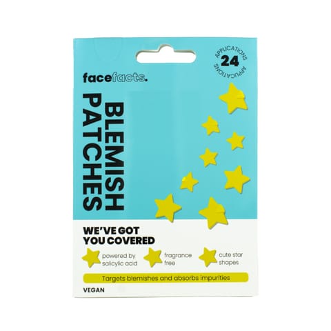 ⁨FACE FACTS Blemish Patches Plastry na wypryski - Stars 1op.-24szt.⁩ w sklepie Wasserman.eu