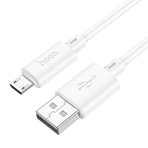 ⁨Kabel HOCO X88 Micro USB 3.1A 1m biały⁩ w sklepie Wasserman.eu