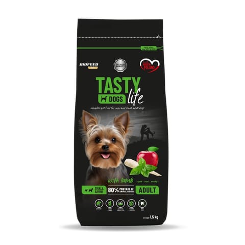 ⁨BIOFEED Tasty Life Adult Small Lamb - dry dog ​​food - 1,5kg⁩ at Wasserman.eu