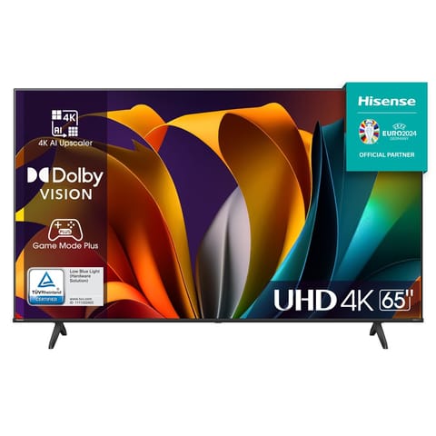 ⁨Hisense 65A6N TV 165.1 cm (65") 4K Ultra HD Smart TV Wi-Fi Black 300 cd/m²⁩ at Wasserman.eu