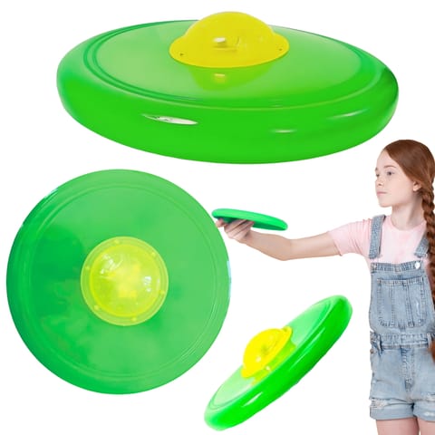 ⁨Frisbee Dysk Do Rzucania Świecący Kolorowy Design Aktywna Zabawa Diody LED⁩ w sklepie Wasserman.eu