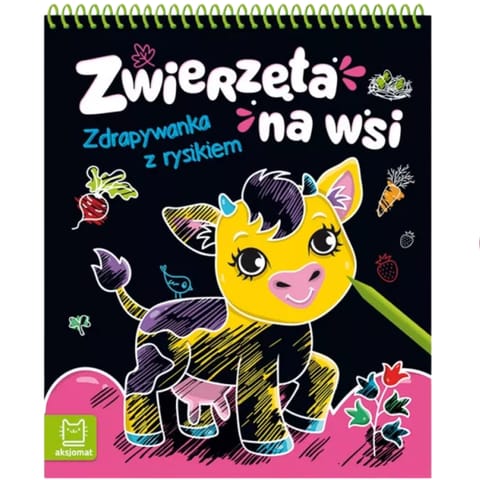 ⁨ZDRAPYWANKA NOTES Z RYSIKIEM ZWIERZĘTA NA WSI⁩ w sklepie Wasserman.eu