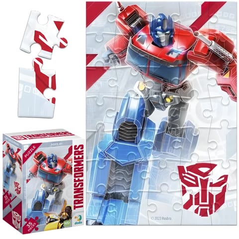 ⁨PUZZLE MINI TRANSFORMERS 35 ELEMENTÓW DO UŁOŻENIA DLA NAJMŁODSZYCH⁩ w sklepie Wasserman.eu