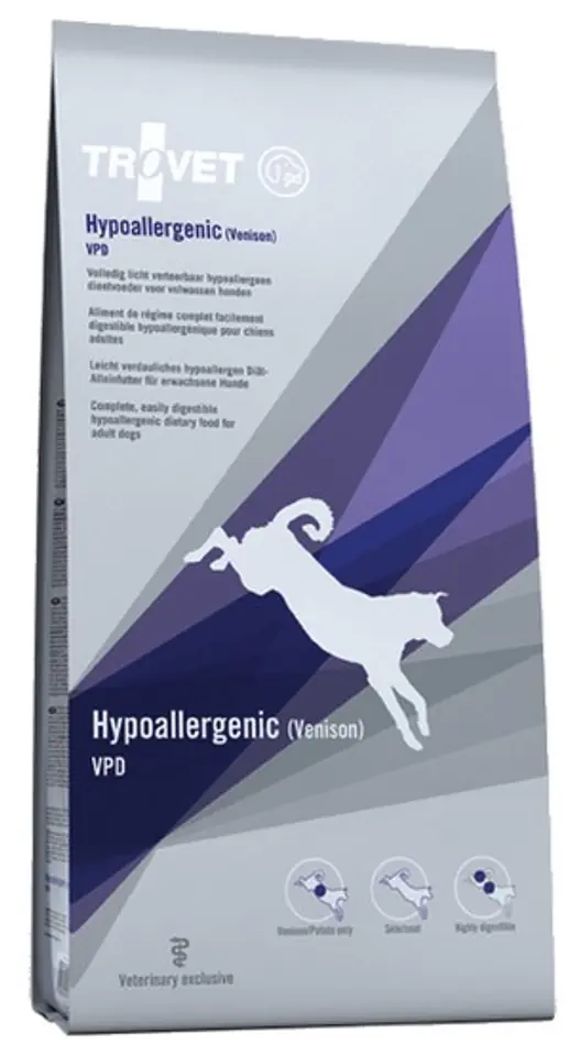 ⁨Trovet VPD Hypoallergenic Dziczyzna dla psa 3kg⁩ w sklepie Wasserman.eu