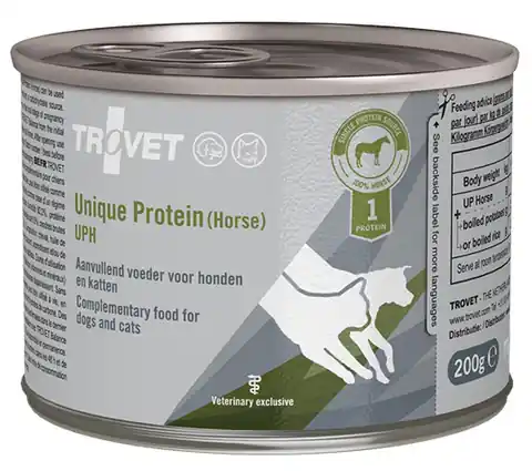⁨Trovet Unique Protein UPH Konina dla psa i kota puszka 200g⁩ w sklepie Wasserman.eu