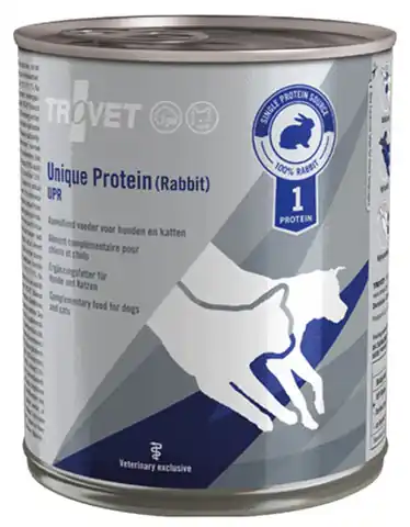 ⁨Trovet Unique Protein UPR Królik dla psa i kota puszka 800g⁩ w sklepie Wasserman.eu