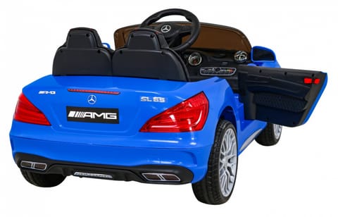 ⁨Auto Na Akumulator Mercedes Benz AMG SL65S Niebieski Pilot MP3 LED Ekoskóra⁩ w sklepie Wasserman.eu