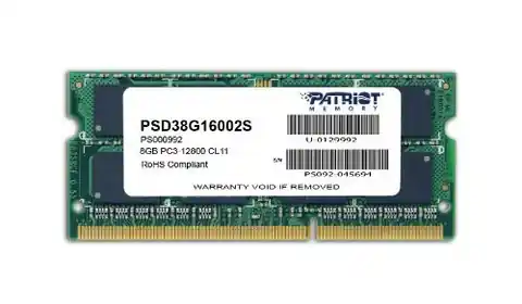 ⁨Patriot Memory 8GB PC3-12800 memory module DDR3 1600 MHz⁩ at Wasserman.eu