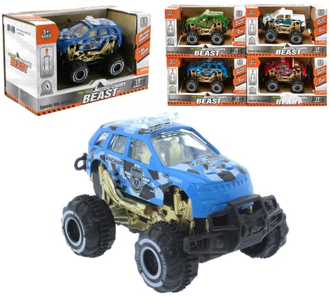 ⁨AUTO TERENOWE METALOWE Monster Truck 1szt⁩ w sklepie Wasserman.eu