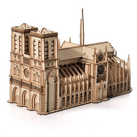 ⁨Little Story Drewniane Puzzle Model 3D - Notre-Dame⁩ w sklepie Wasserman.eu