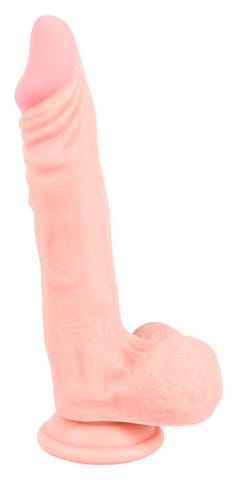 ⁨Dildo silikonowe medyczne z przyssawką 21 cm⁩ w sklepie Wasserman.eu