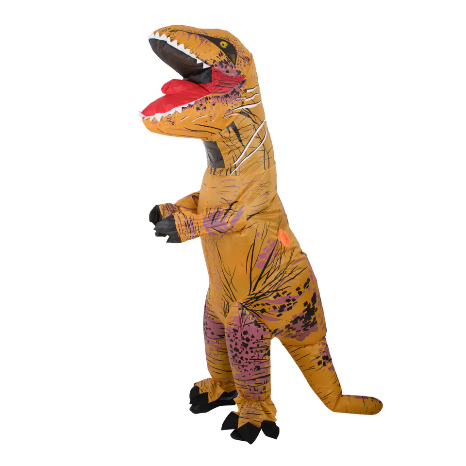 ⁨Costume inflatable costume dinosaur T-REX Giant brown 1.5-1.9m⁩ at Wasserman.eu