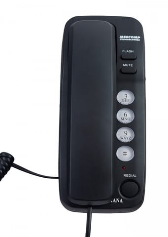 ⁨Landline phone Mescomp MT 518 Diana black⁩ at Wasserman.eu