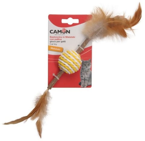 Camon Cat Toy Matatabi z kulą i piórkami w sklepie Wasserman.eu