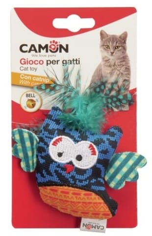 Camon Cat Toy Ptaszek z dzwonkiem i kocimiętką 10cm w sklepie Wasserman.eu