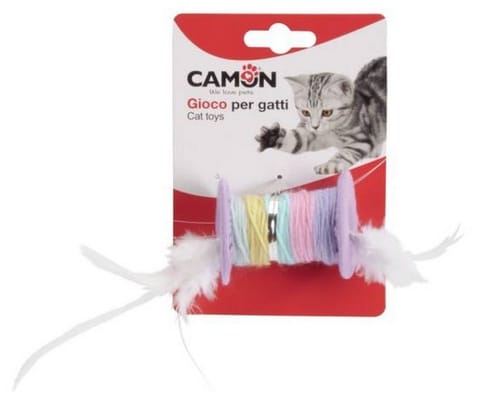 Camon Cat Toy Szpulka z piórkami w sklepie Wasserman.eu