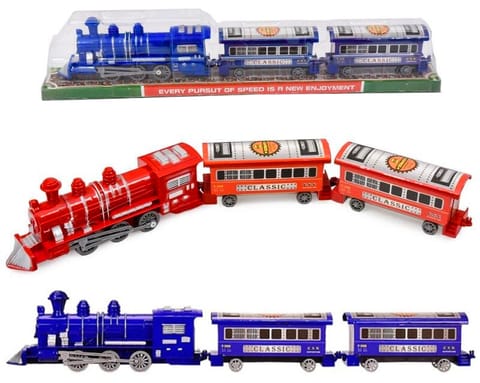 ⁨SET LARGE LOCOMOTIVE TRAIN CARRIAGES FOR CHILDREN⁩ at Wasserman.eu