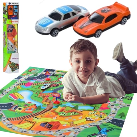 ⁨CHILDREN'S PLAY MAT TOY CARS ROAD SIGNS⁩ at Wasserman.eu