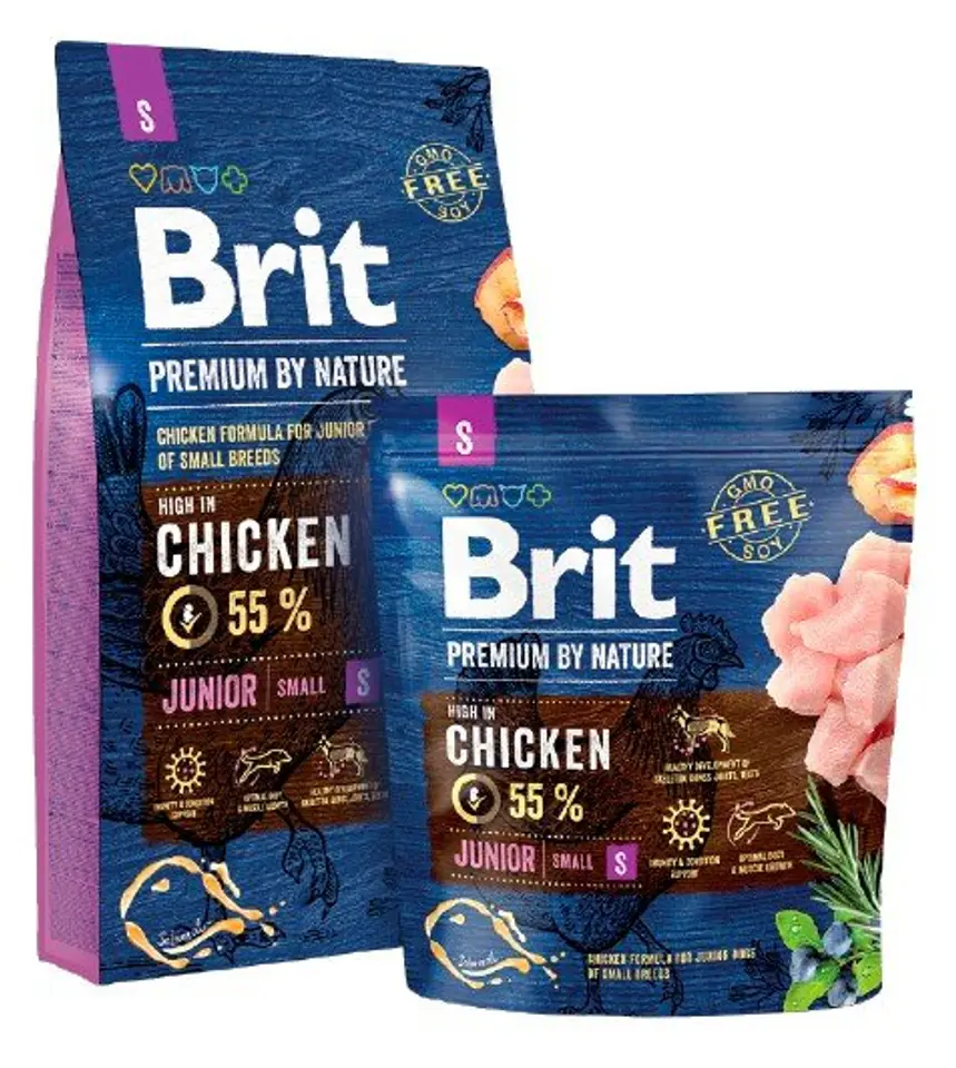 ⁨Brit Premium By Nature Junior S Small 3kg⁩ at Wasserman.eu