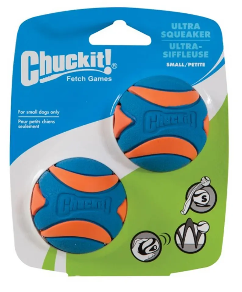 ⁨Chuckit! Ultra Squeaker Ball Small 2pak [31537]⁩ w sklepie Wasserman.eu