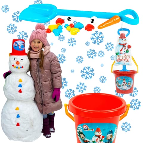 ⁨Snowman Making Kit Red 6498⁩ at Wasserman.eu