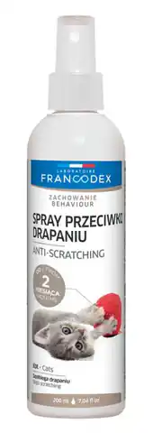 ⁨Francodex Spray repelent dla kotów 200ml [FR179128]⁩ w sklepie Wasserman.eu
