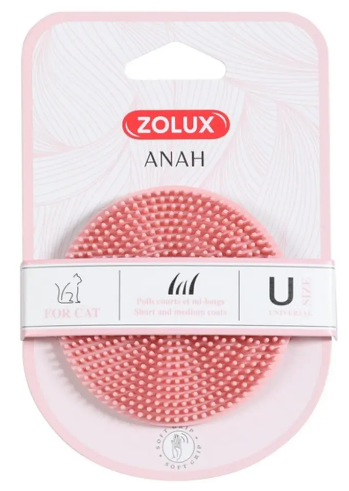 ⁨Zolux Anah Round rubber brush for cat [550012]⁩ at Wasserman.eu