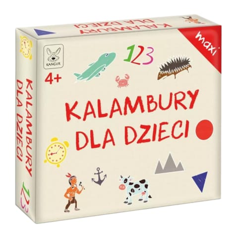 ⁨Gra Planszowa "Kalambury Dla Dzieci MAXI" Karty Z Rysunkami Gra Rodzinna⁩ w sklepie Wasserman.eu