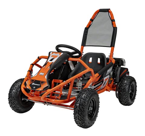 ⁨Gokart Spalinowy Pojazd Auto Terenowe MUD MONSTER Pomarańczowy⁩ w sklepie Wasserman.eu