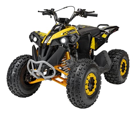 ⁨Mini Quad Spalinowy Pojazd RENEGADE HIPERFECT 125CC Żółty⁩ w sklepie Wasserman.eu