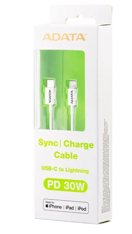 Kabel USB-C - Lightning 100cm biały w sklepie Wasserman.eu