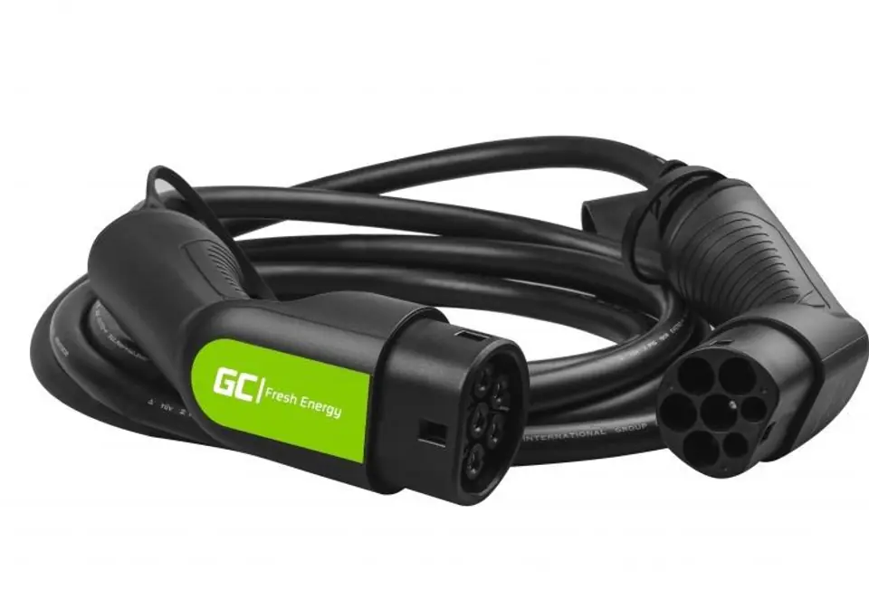 Green Cell EV09 electric vehicle charging cable Black Type 2 1 5 m at Wasserman.eu