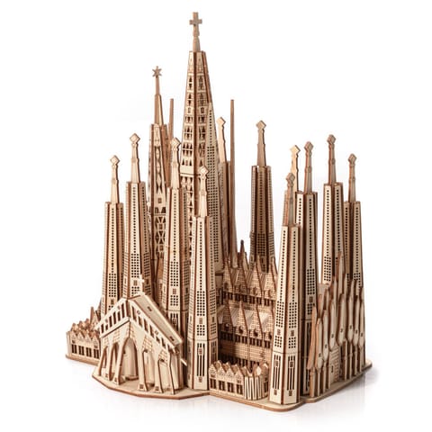 ⁨Little Story Drewniane Puzzle Model 3D - Sagrada Familia⁩ w sklepie Wasserman.eu