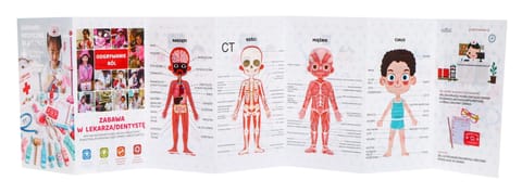 ⁨Drewniany zestaw Lekarza dla dzieci Akcesoria 30 el. Książeczki edukacyjne⁩ w sklepie Wasserman.eu