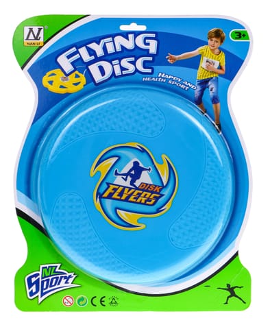⁨Latający dysk "Frisbee" sportowa zabawka dla dzieci i dorosłych - niebieski⁩ w sklepie Wasserman.eu