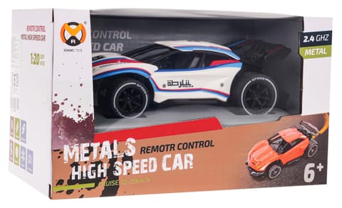 ⁨Autko Metalowe Speed 1:20 R/C Białe⁩ w sklepie Wasserman.eu