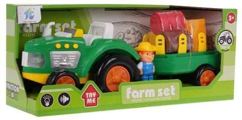 ⁨Zestaw Traktor z Rolnikiem + Akcesoria⁩ w sklepie Wasserman.eu