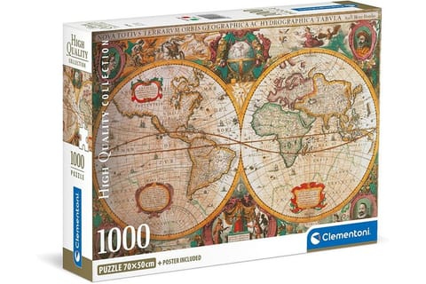 ⁨Puzzle 1000 elements Compact Antic Map⁩ at Wasserman.eu