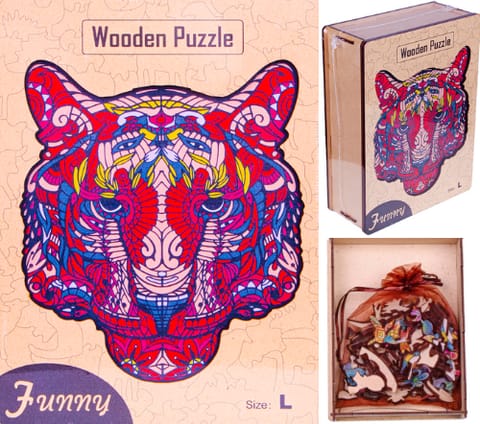 ⁨WOODEN PUZZLE FOR ADULTS GIFT PUZZLE⁩ at Wasserman.eu