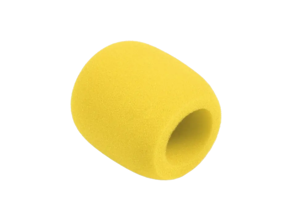 ⁨Microphone sponge yellow⁩ at Wasserman.eu