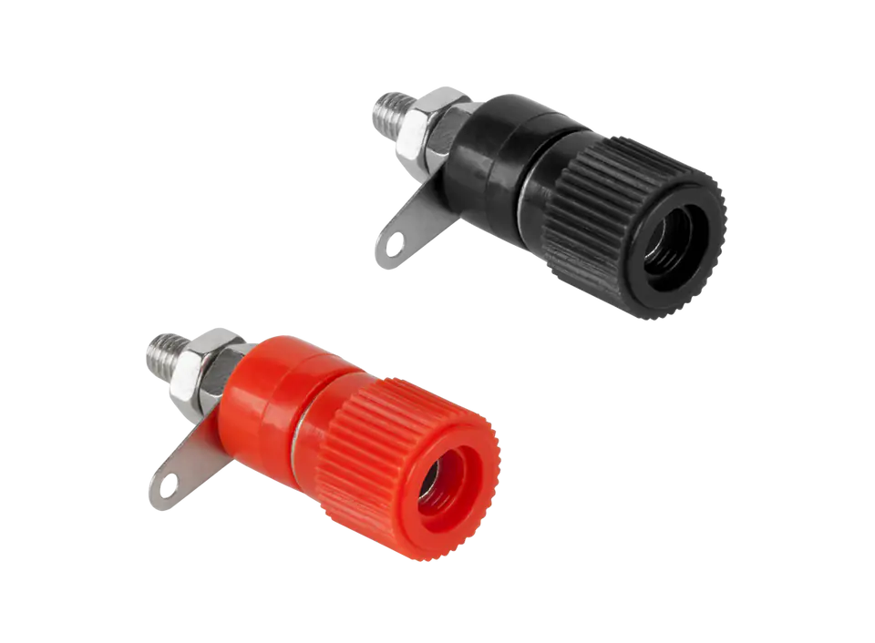 Gniazdo bananowe montażowe średnie 12 mm Cabletech w sklepie Wasserman.eu