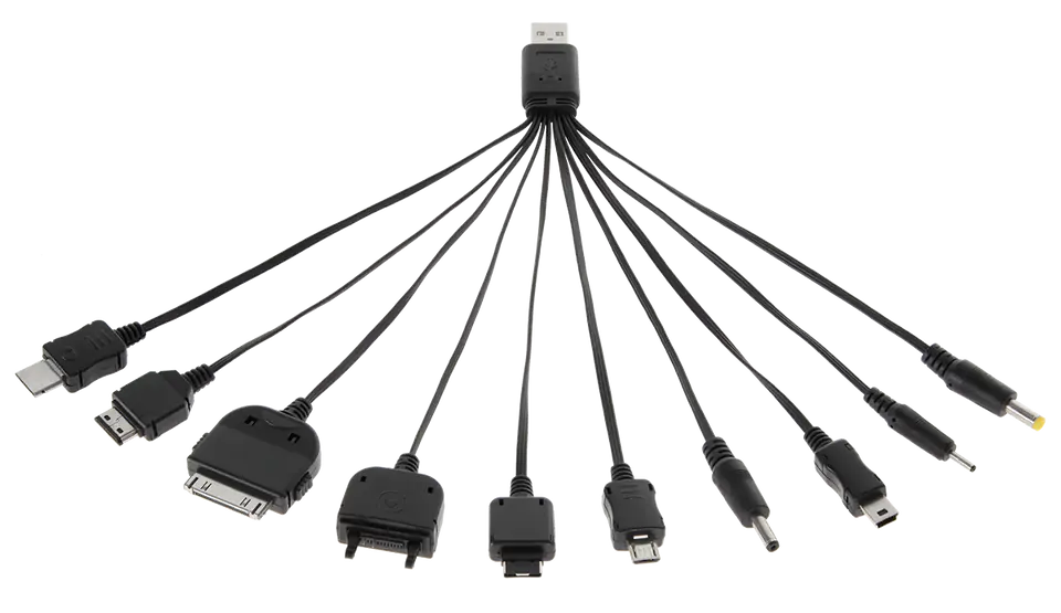 ⁨Kabel uniwersalny USB do ładowania GSM(10 typów)⁩ w sklepie Wasserman.eu