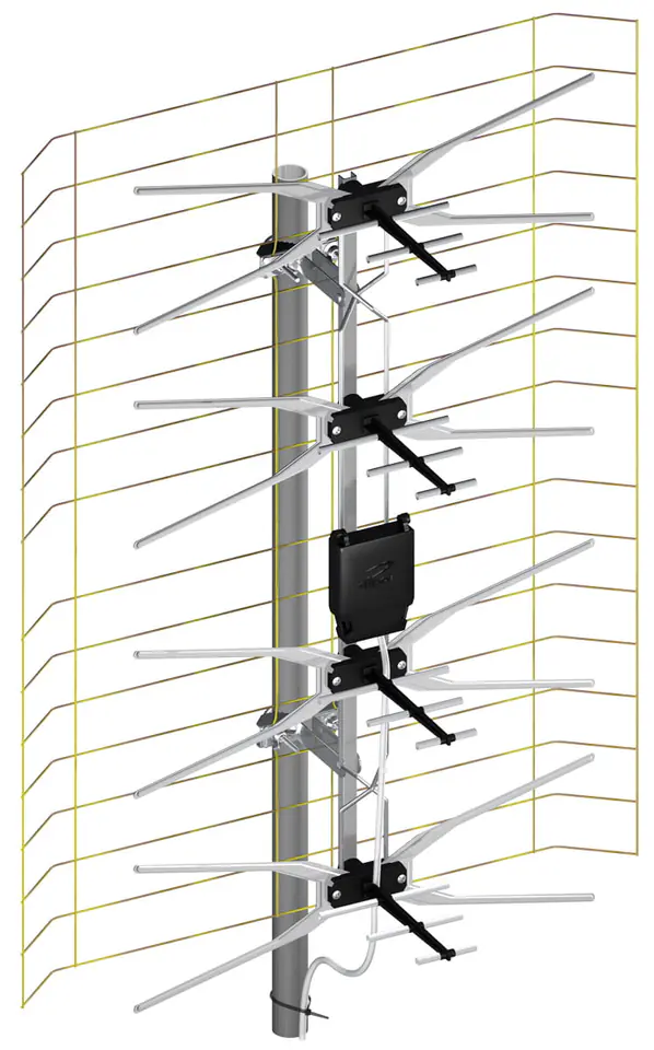 ⁨Antena ASP-8W Lux DVB-T/T2 symetryzator⁩ w sklepie Wasserman.eu