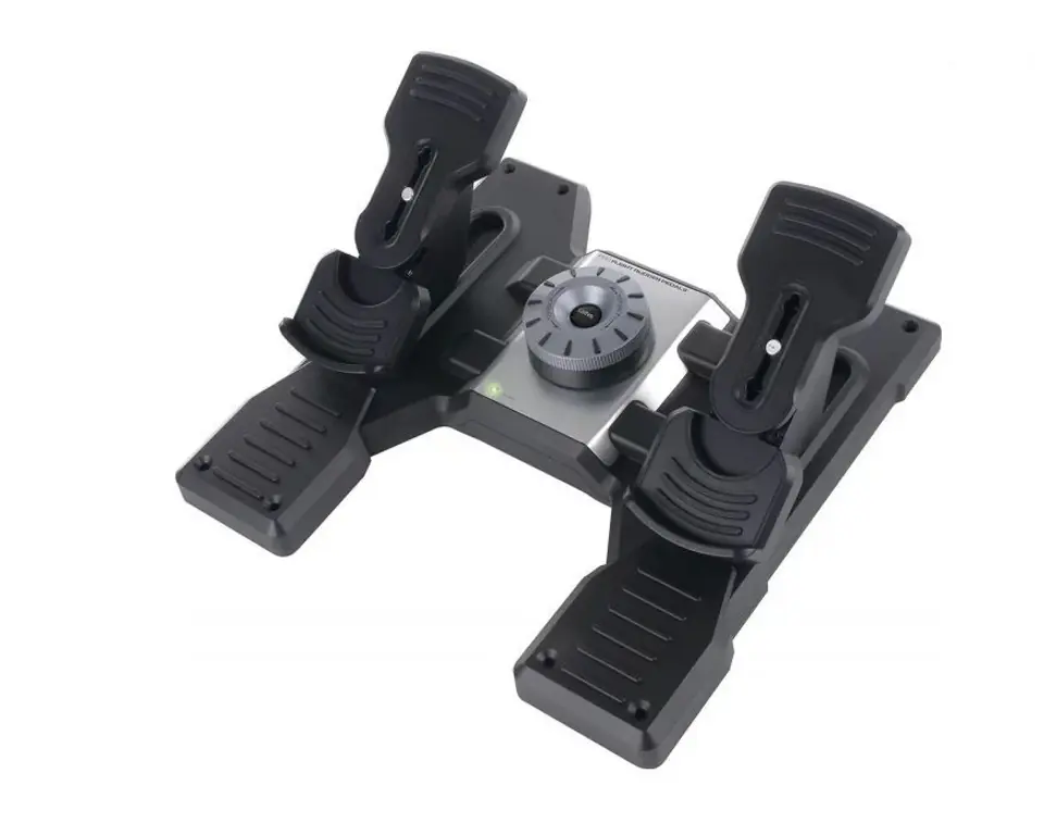 ⁨Logitech G Saitek Pro Flight Rudder Pedals⁩ at Wasserman.eu