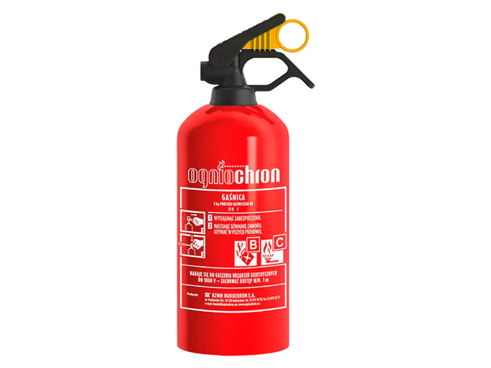 ⁨Powder car fire extinguisher 1kg⁩ at Wasserman.eu